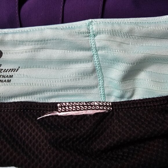 Pearl Izumi Athletic Skirt With Built-In Mesh Unders, Purple Teal, Pleats Size S - Picture 9 of 11
